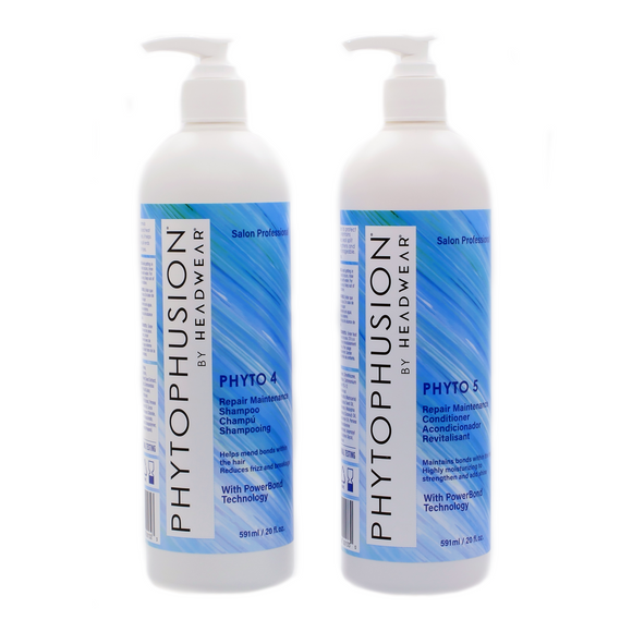 Phyto 4/5 Repair Maintenance Shampoo and Conditioner Duo with PowerBond Technology